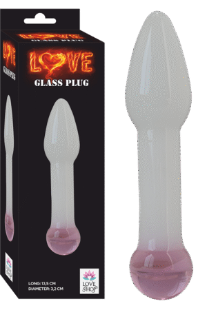 LOVE GLASS PLUG