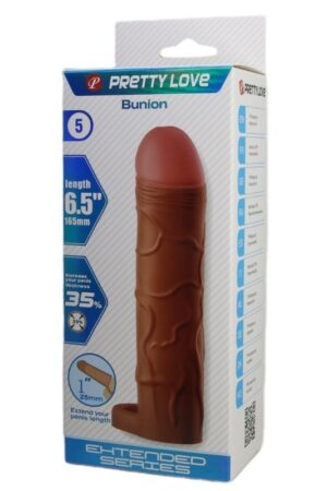 Censan Bunion Gerçek Hissiyatlı Uzatıcı Penis Kılıfı Brown
