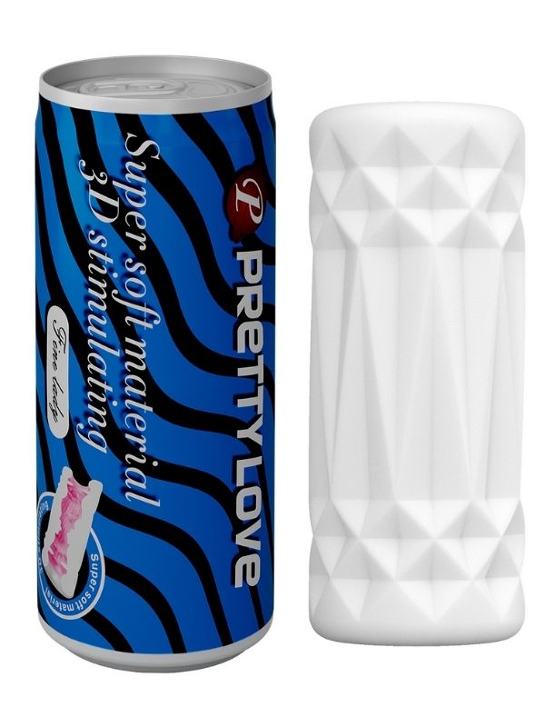 Censan Super Soft Material 3d Stimulating Kola Kutusu Şeklinde Mastürbatör Mavi