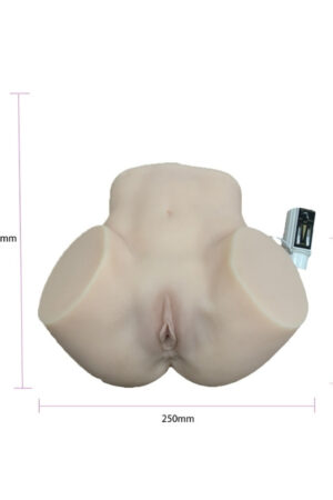 23CM Titreşimli Süper Realistik Kalça Mastürbatör