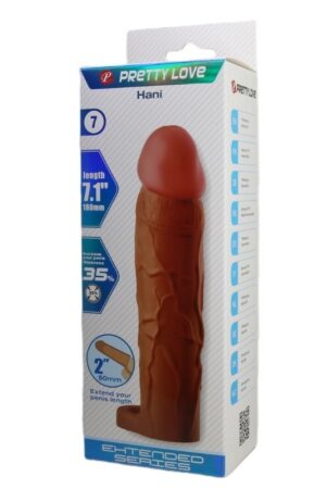 Hani Gerçek Hissiyatlı Uzatıcı Penis Kılıfı Brown