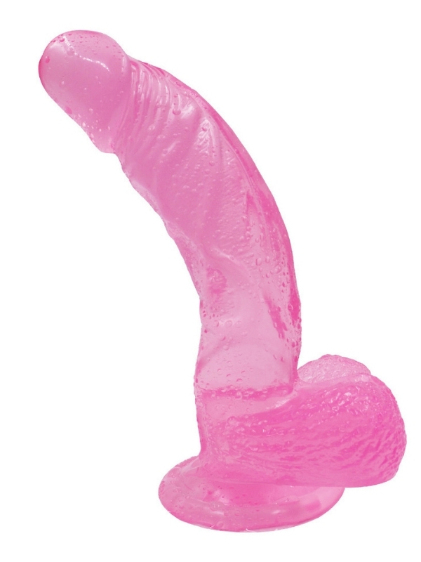 22,5cm Pembe Realistik Dildo No:175