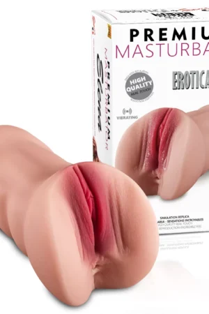 Elena - Anal Vajina Çift Girişli Realistik Mastürbatör Isıtmalı Titreşimli Yapay Vajina