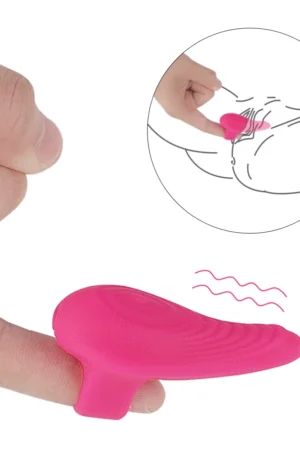 Ring Güçlü Titreşimli Parmağa Takılabilir Klitoris Uyarıcı Mini Parmak Vibratör