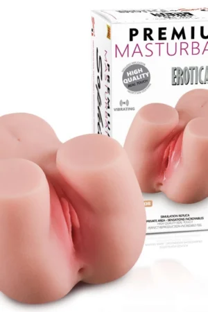 Sophie - Anal Vajina Çift Girişli Realistik Kalça Isıtmalı Titreşimli Yapay Vajina Mastürbatör