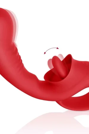 PRIME TOYS Vasana Klitoris ve G Spot Uyarıcı 2 in 1 Hareketli Orgazm Dil Vibratör