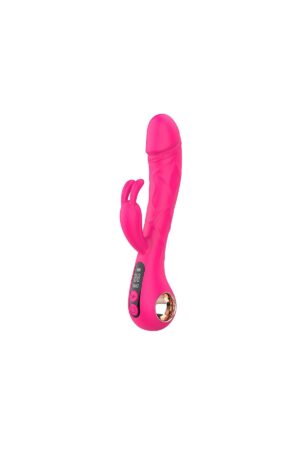 Pembe Tilki LCD Ekranlı 2’si 1 Arada Rabbit Vibratör