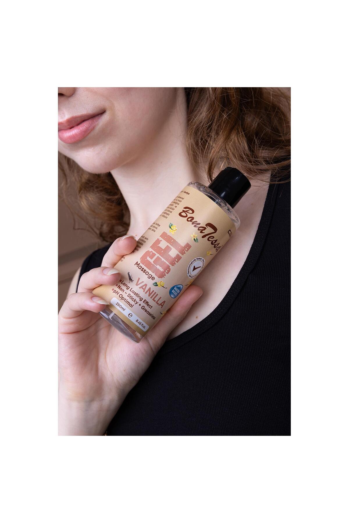 Bona Tessa Vanilya Aromalı Masaj Jeli 250 ml - Görsel 4