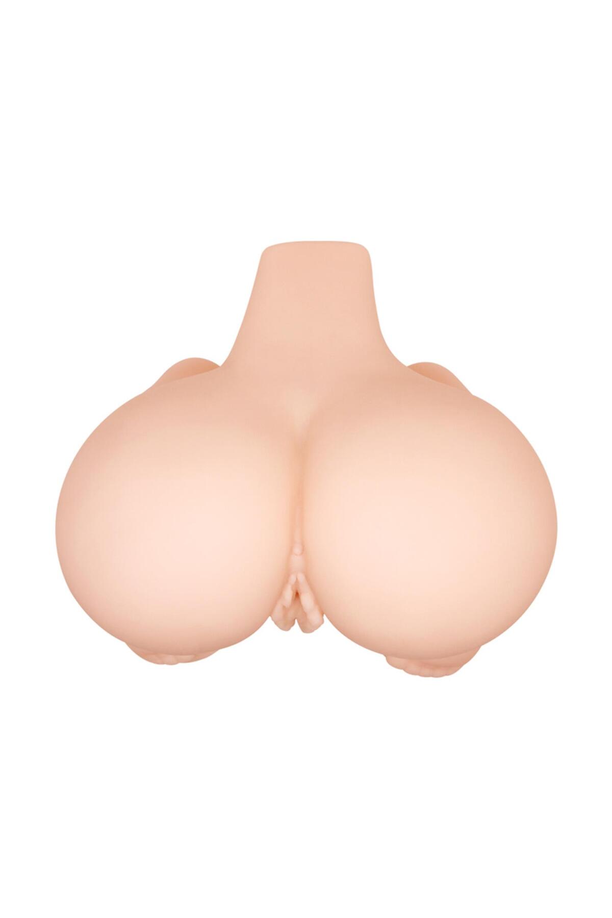 Crazy Bull Titreşimli Real-Skin Vajina & Anal Mastürbatör - Görsel 4