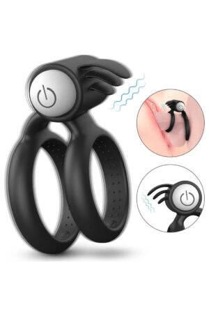 Nightcrawler Klitoris Uyarıcı Vibrator Güçlü Titreşimli Testis Halkalı Penis Yüzüğü