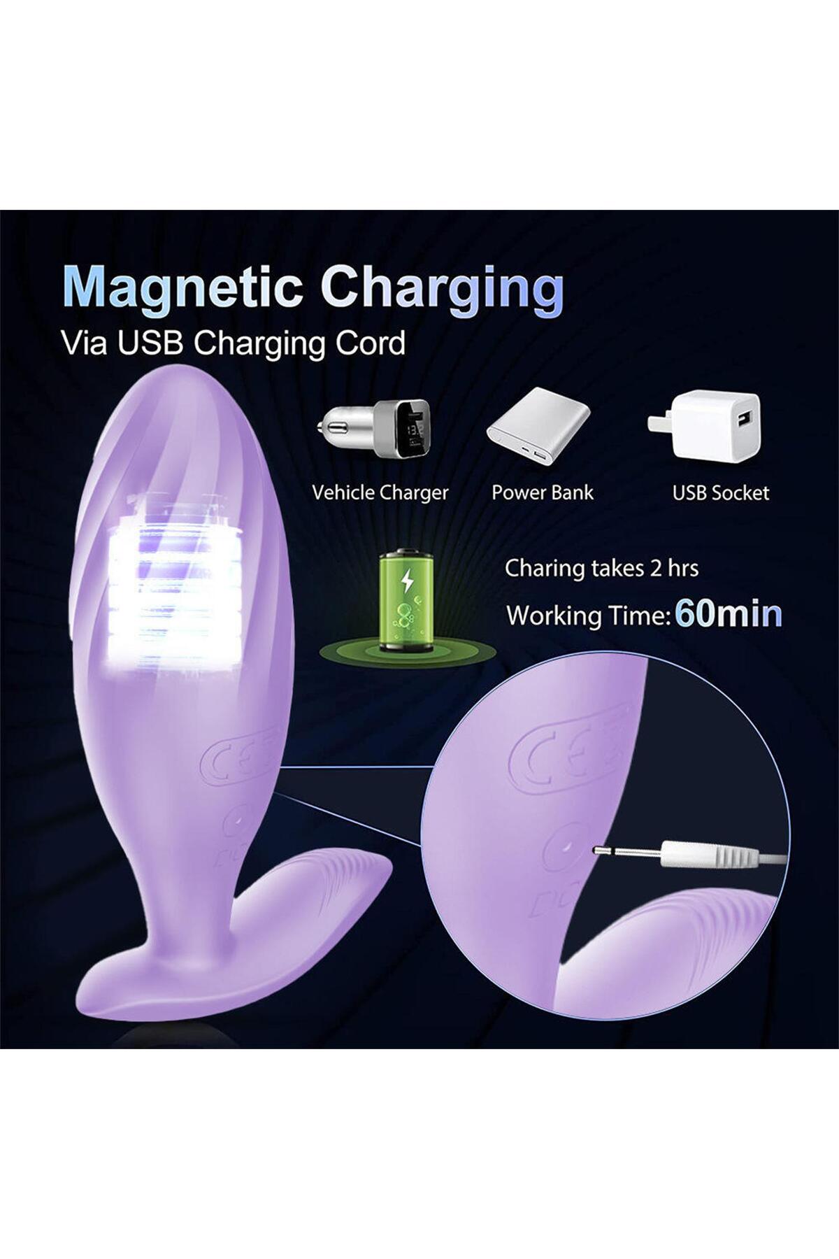 Uzaktan Kumandalı Modern Vibrator Pembe - Görsel 2