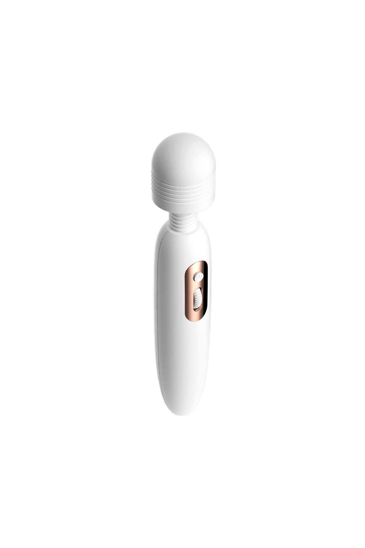 Modern Masaj Wand Vibratör Beyaz