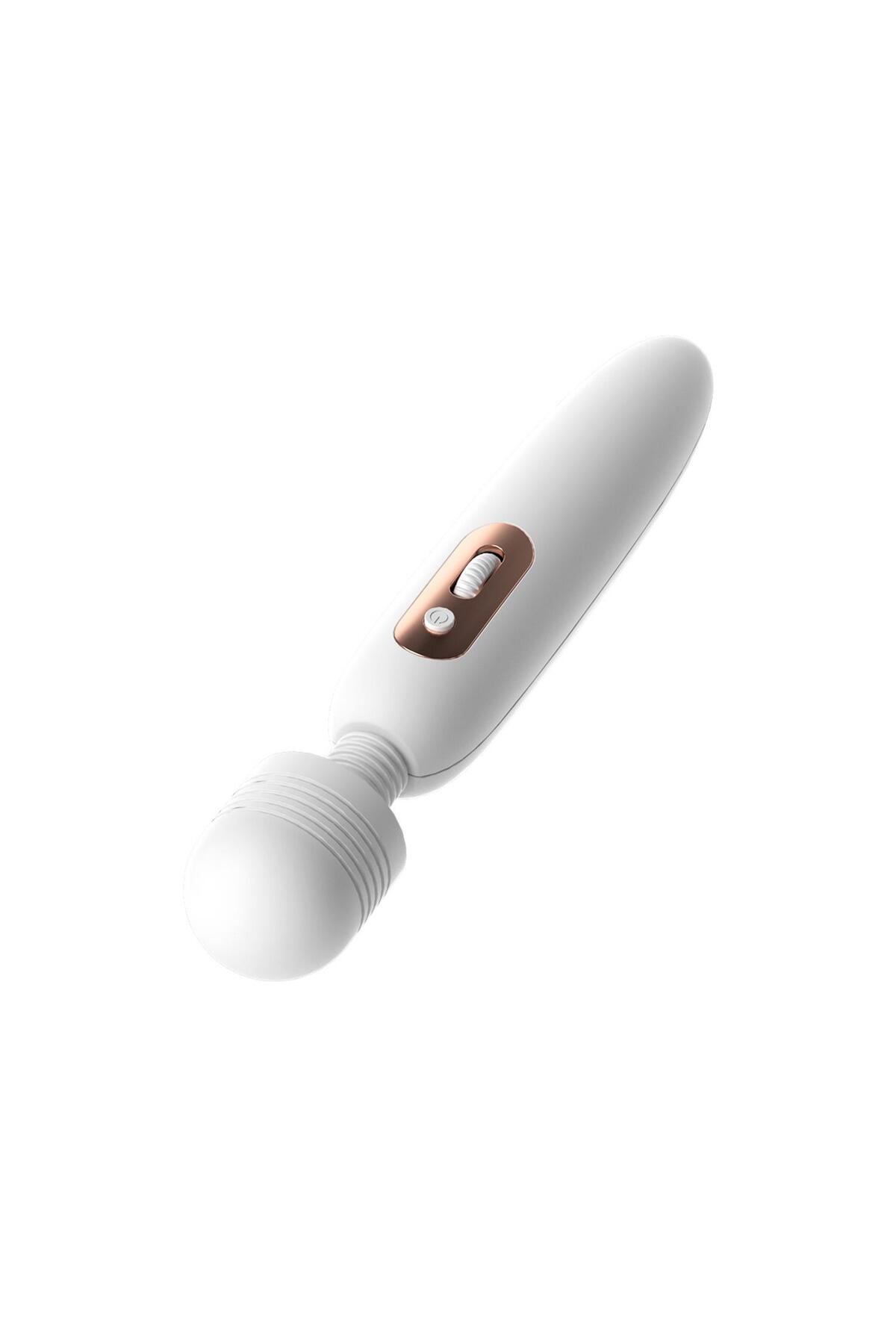 Modern Masaj Wand Vibratör Beyaz - Görsel 2