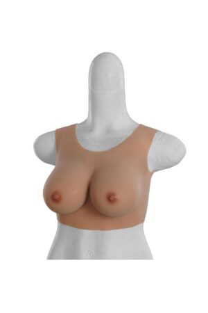 Giyilebilir Silikon Göğüs Kumral Küçük Boy C Cup