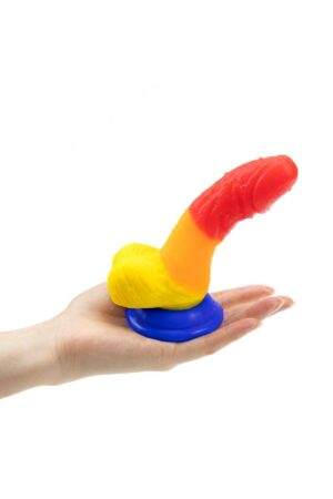 Gökkuşağı Realistik Dildo 12cm