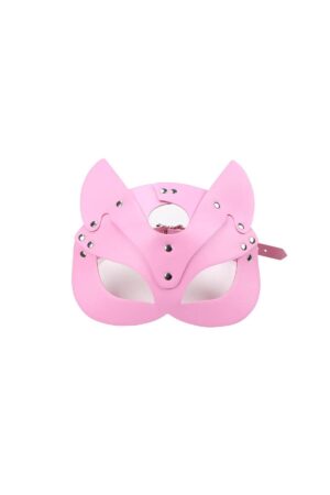Deri Fantezi Maskesi Pembe