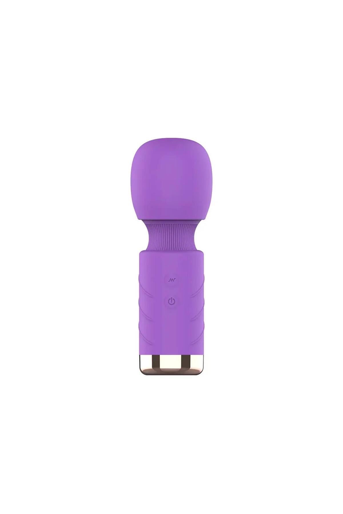 Modern Mini Wand Vibratör Mor