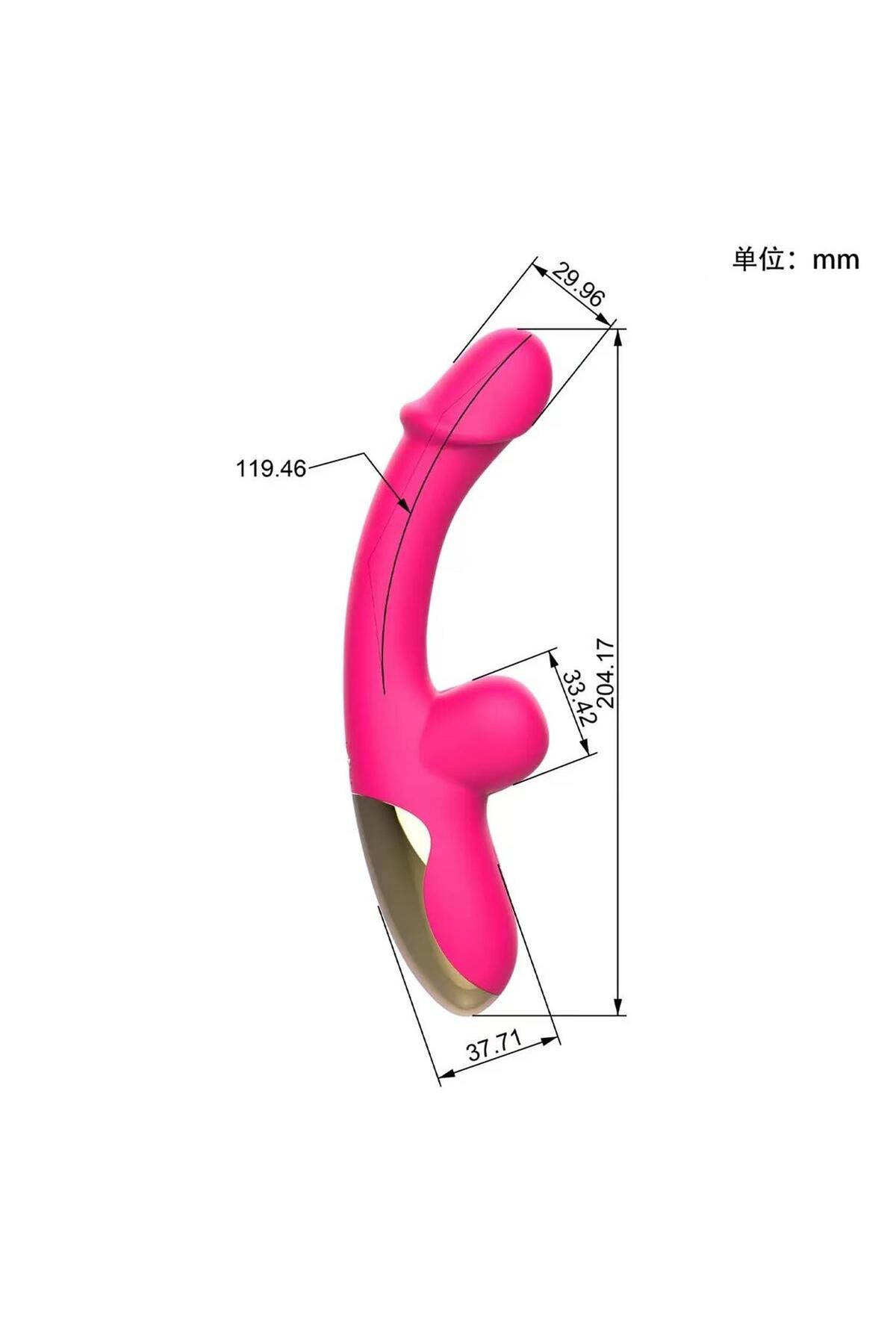 Pembe Tilki MY-236 Manyetik Şarjlı Çift Uyarımlı Rabbit Vibratör - Görsel 2