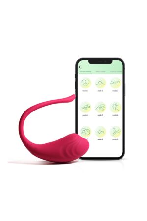Telefon Kontrollü Modern Vibratör Pembe