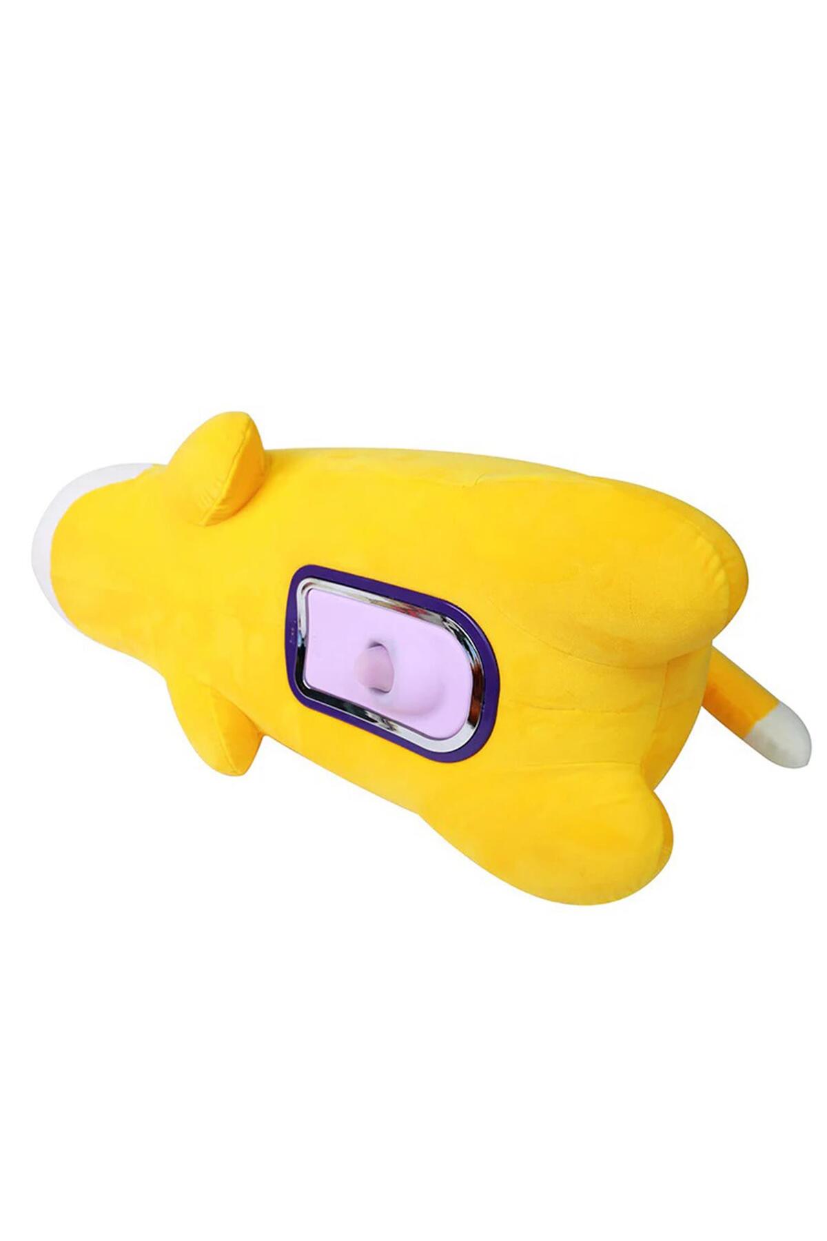 Peluş Tilki Görünümlü Hareketli Isıtmalı Dildo Vibratör - Görsel 2