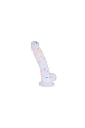 Silikon Realistik Gökkuşağı Dildo 18cm