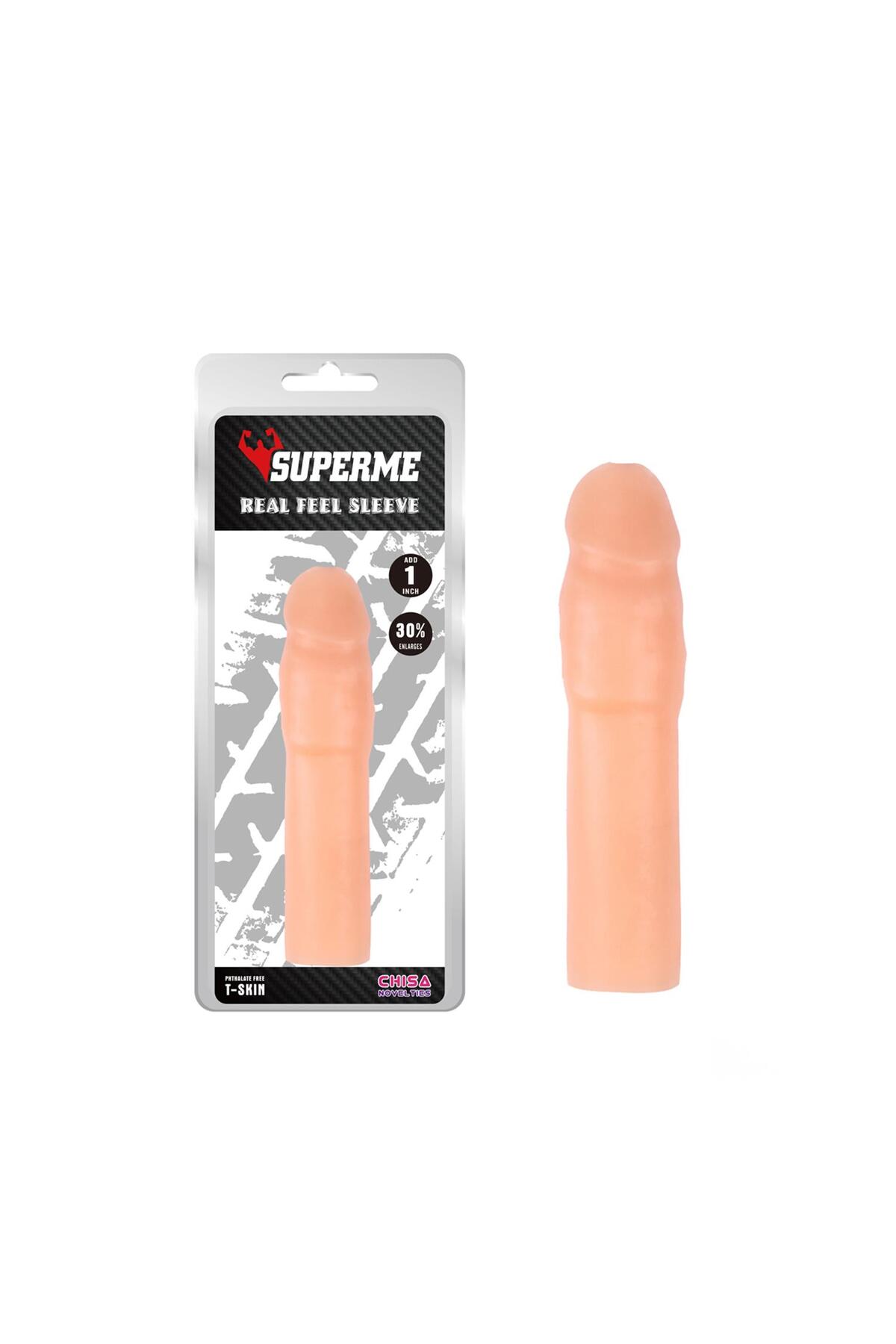 Chisa Real Feel Sleeve T-Skin Esnek Penis Kılıfı