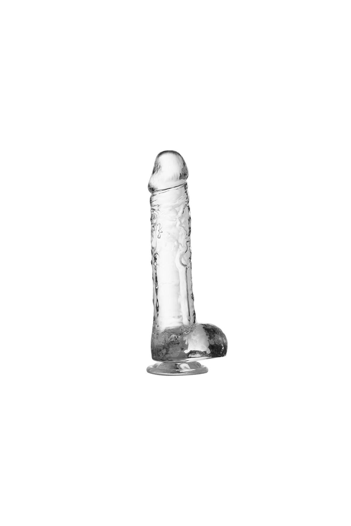 Şeffaf Realistik Dildo 23 cm