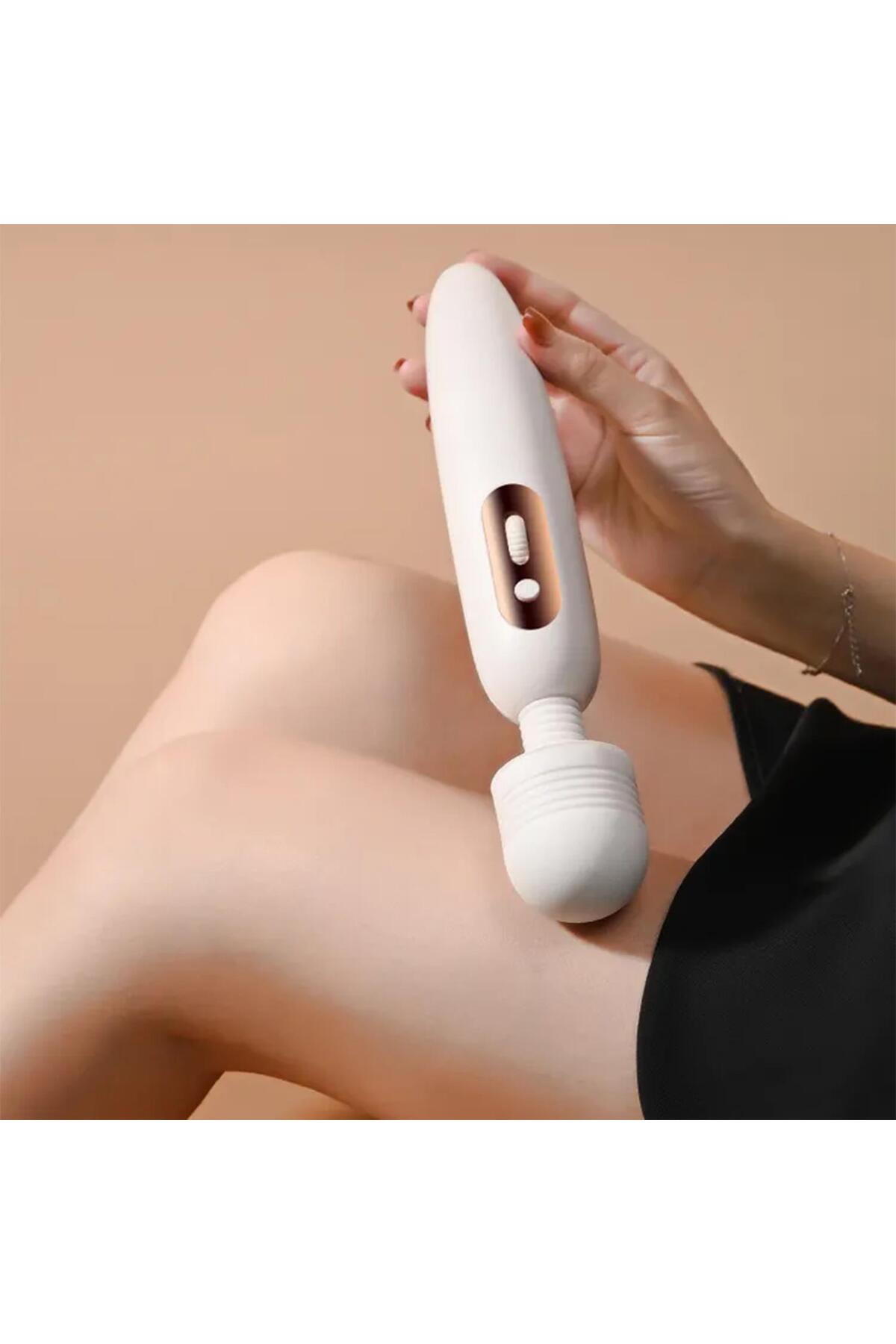 Modern Masaj Wand Vibratör Pembe - Görsel 3
