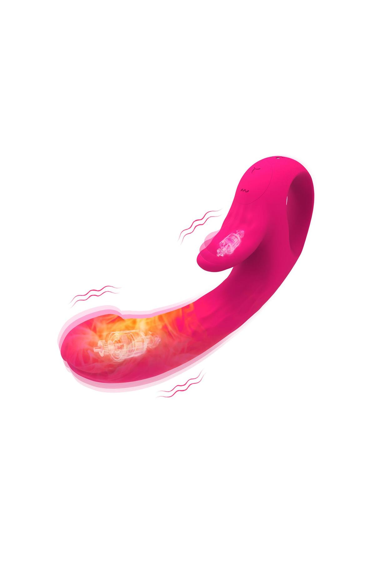 Çift Motorlu Modern Rabbit Vibrator Pembe