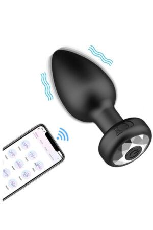 Telefon Kontrollü Titreşimli Anal plug 1