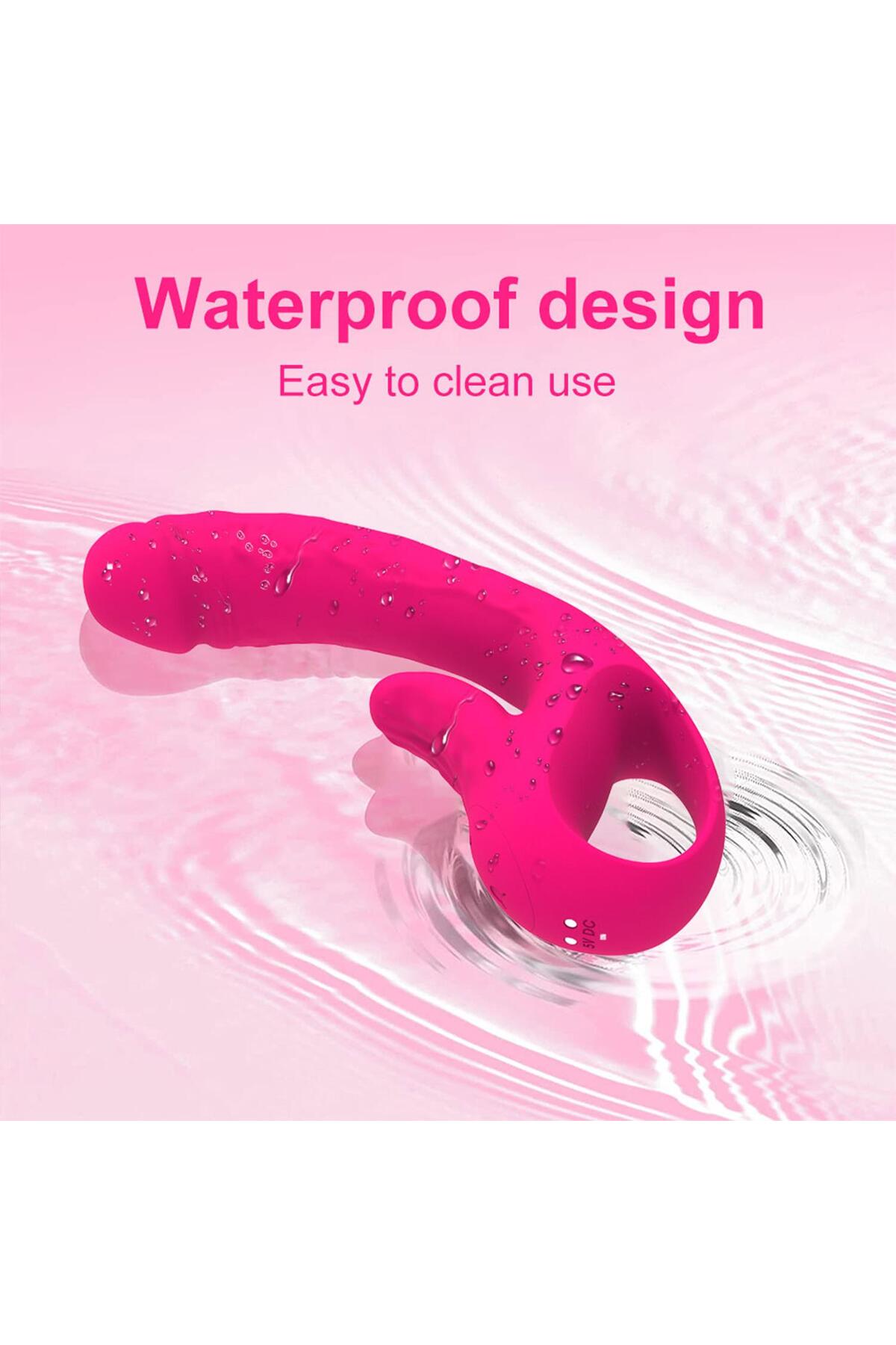 Çift Motorlu Modern Rabbit Vibrator Pembe - Görsel 4