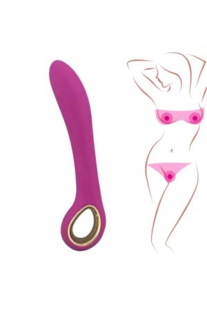 LICI Tutma Aparatlı Çok Amaçlı Kullanılabilir G-Spot Uyarıcı Vibratör - Rose