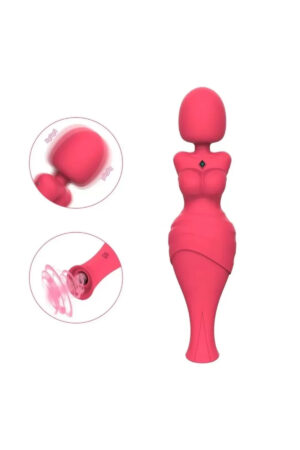 ZIVA Çift Taraflı Emiş Güçlü ve Titreşimli Uyarıcı Wand Massager