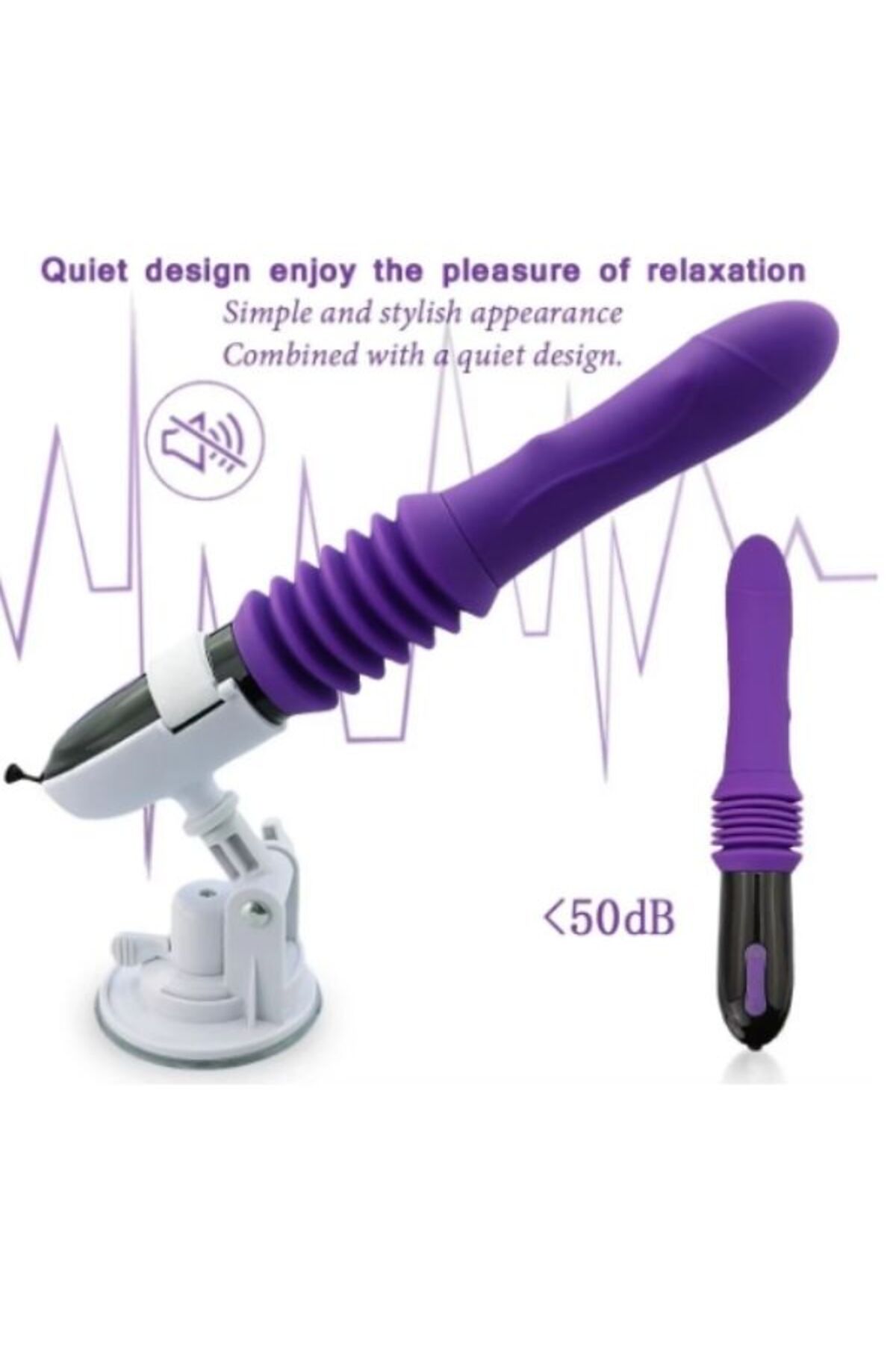 Telescopic Uzaktan Kumandalı dildo Makinesi Vibratörü - Görsel 5