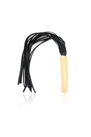 Ultra Realistik Yapay Penis Fetiş Deri Kırbaç 18 CM BDSM Anal Vajina Dildo Kamçı