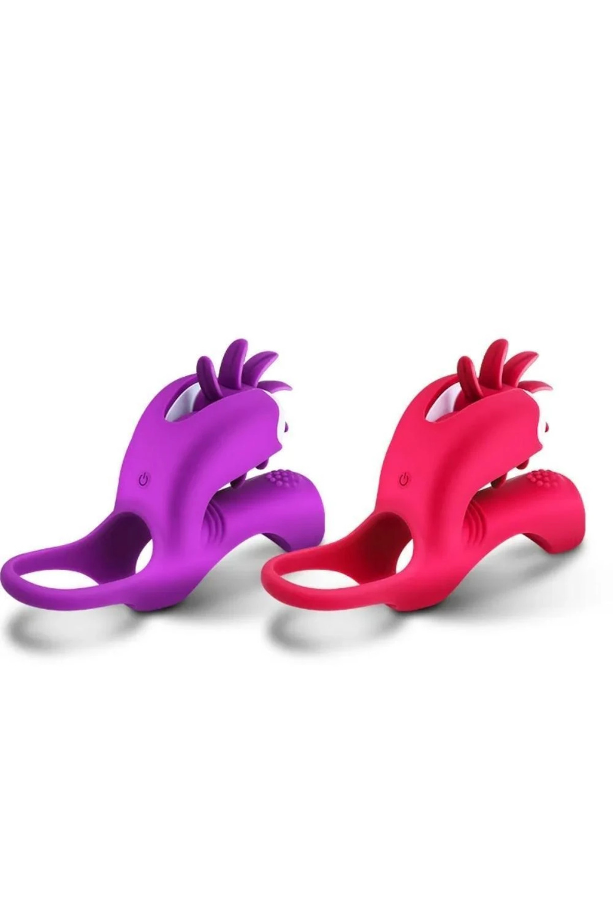 GUIMI Dönebilen Dil Hareketli Klitoris ve G-Spot Uyarıcı Testis ve Penis Halkası - Pembe - Görsel 7