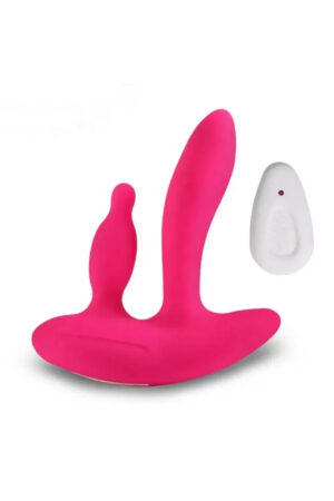 TALON Kablosuz Kumandalı Anal Vajina ve Klitoris Uyarıcı 3 in 1 Lay-On Vibratör