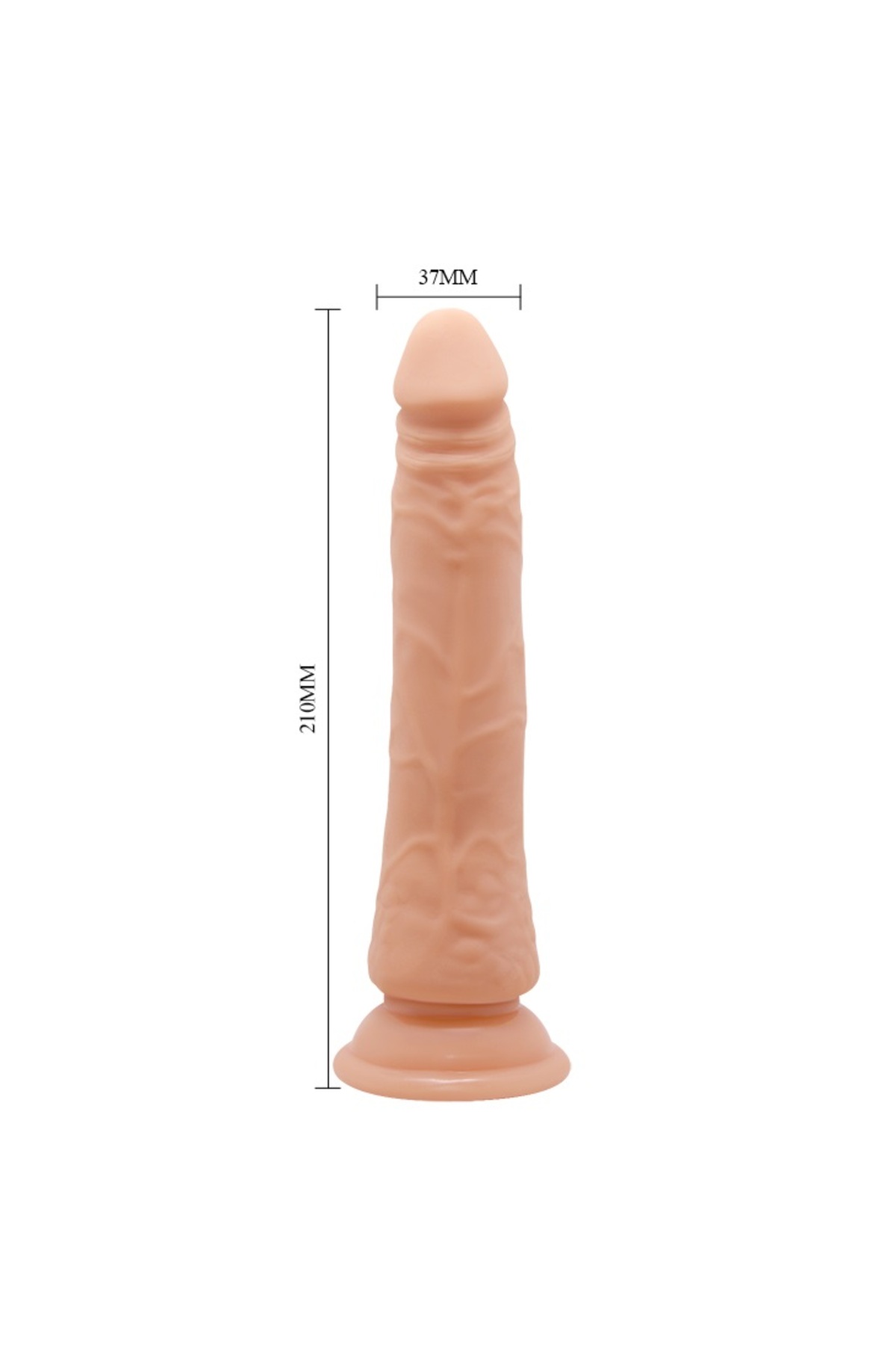 Vantuzlu Realistik Penis Kıkırdaklı Anal Dildo Penis - Görsel 3