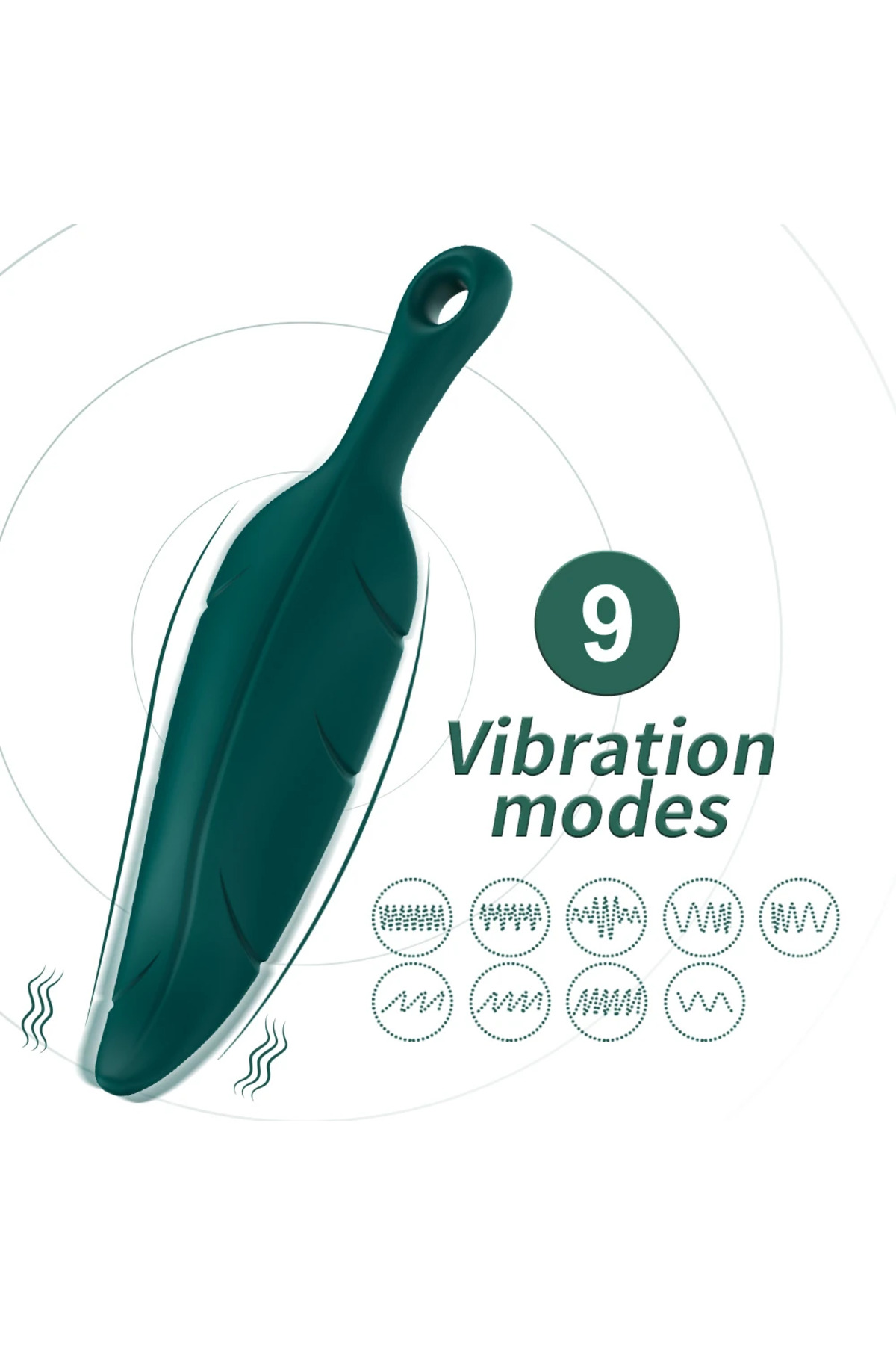 PRIME TOYS Leaf Şarjlı Su Geçirmez Klitoris Uyarıcı Yeni Nesil Hassas Masaj Vibratör - Görsel 3