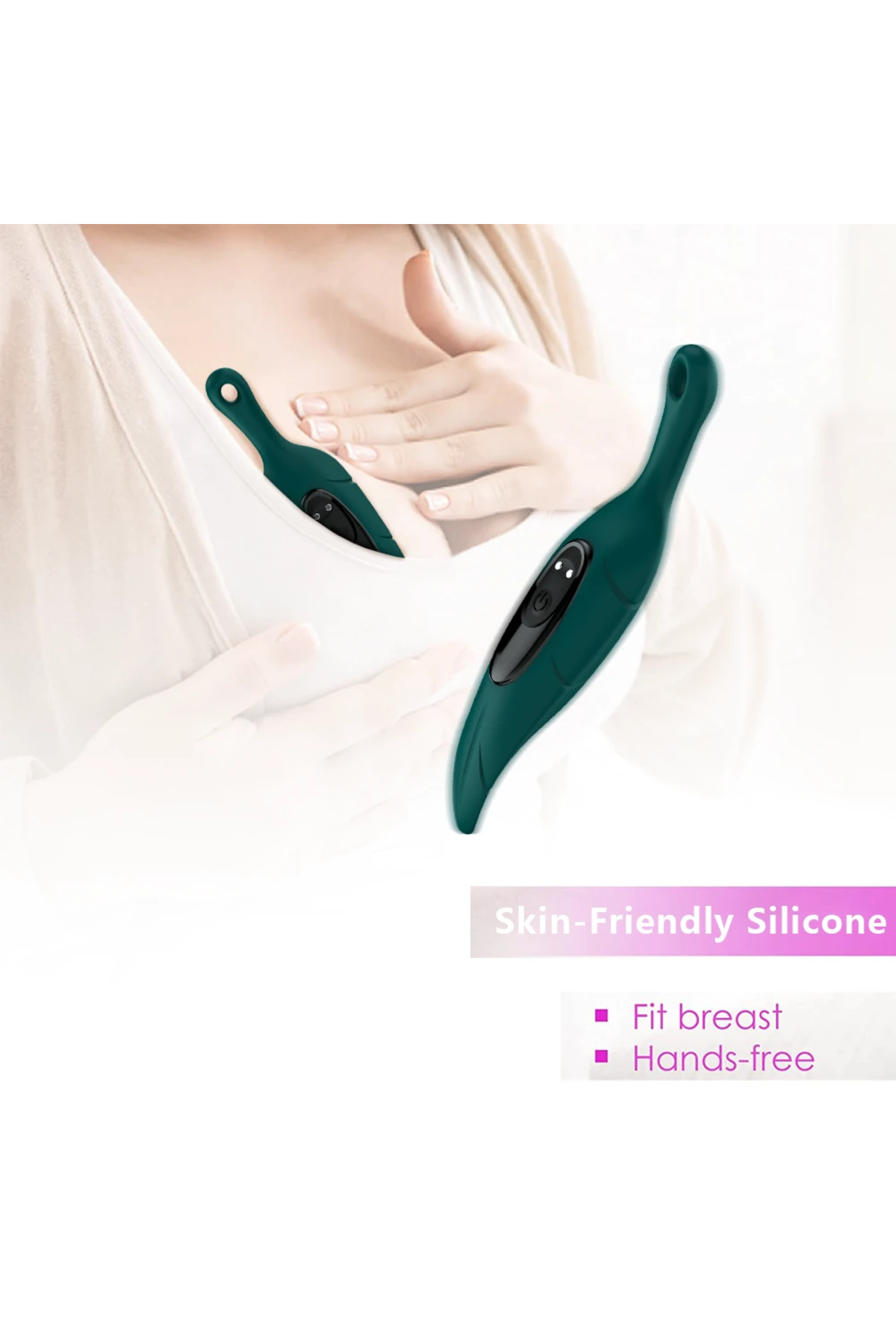 PRIME TOYS Leaf Şarjlı Su Geçirmez Klitoris Uyarıcı Yeni Nesil Hassas Masaj Vibratör - Görsel 6