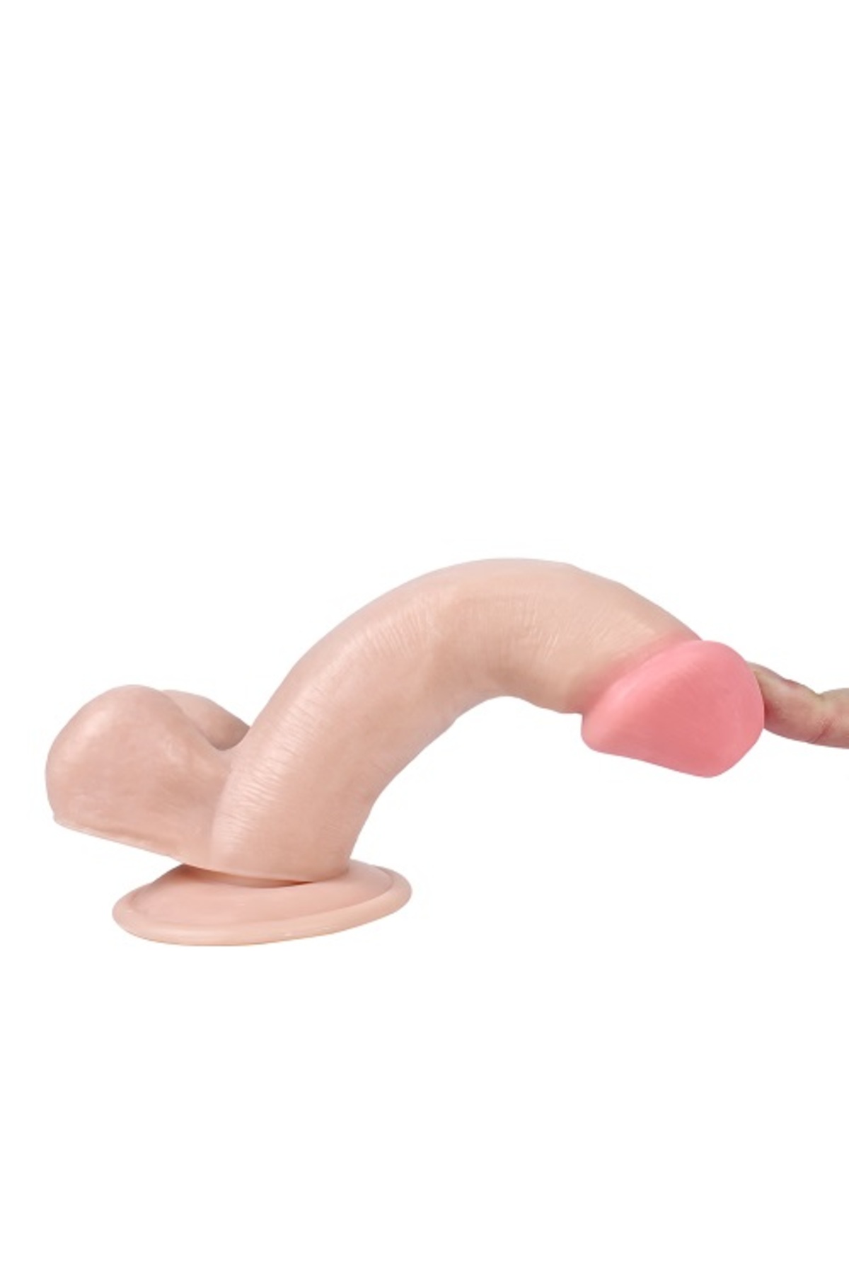 Xise 17 CM Vantuzlu Gerçekçi Realistik Penis Dildo - Görsel 3
