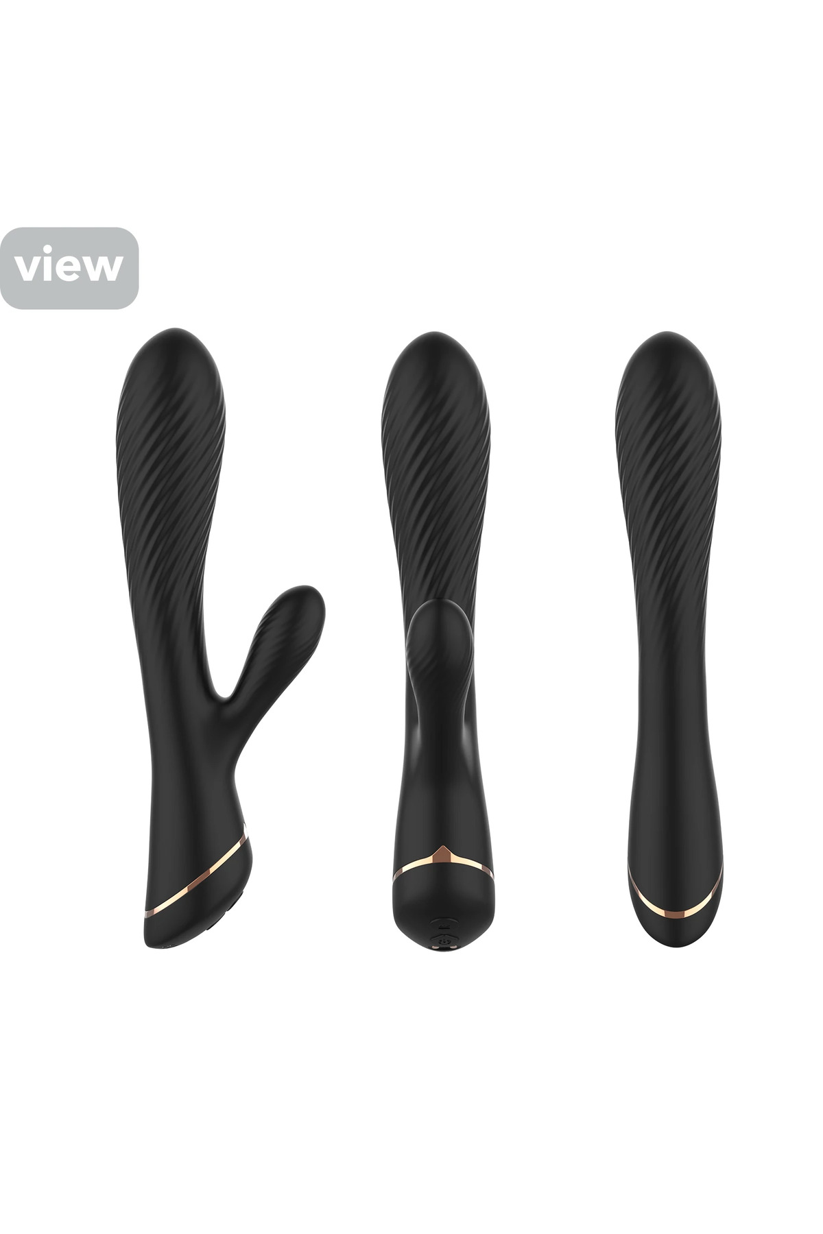 PRIME TOYS Spiry Şarjlı Tırtıklı G Nokta ve Klitoris Uyarıcı 2 in 1 Vibratör - Görsel 8