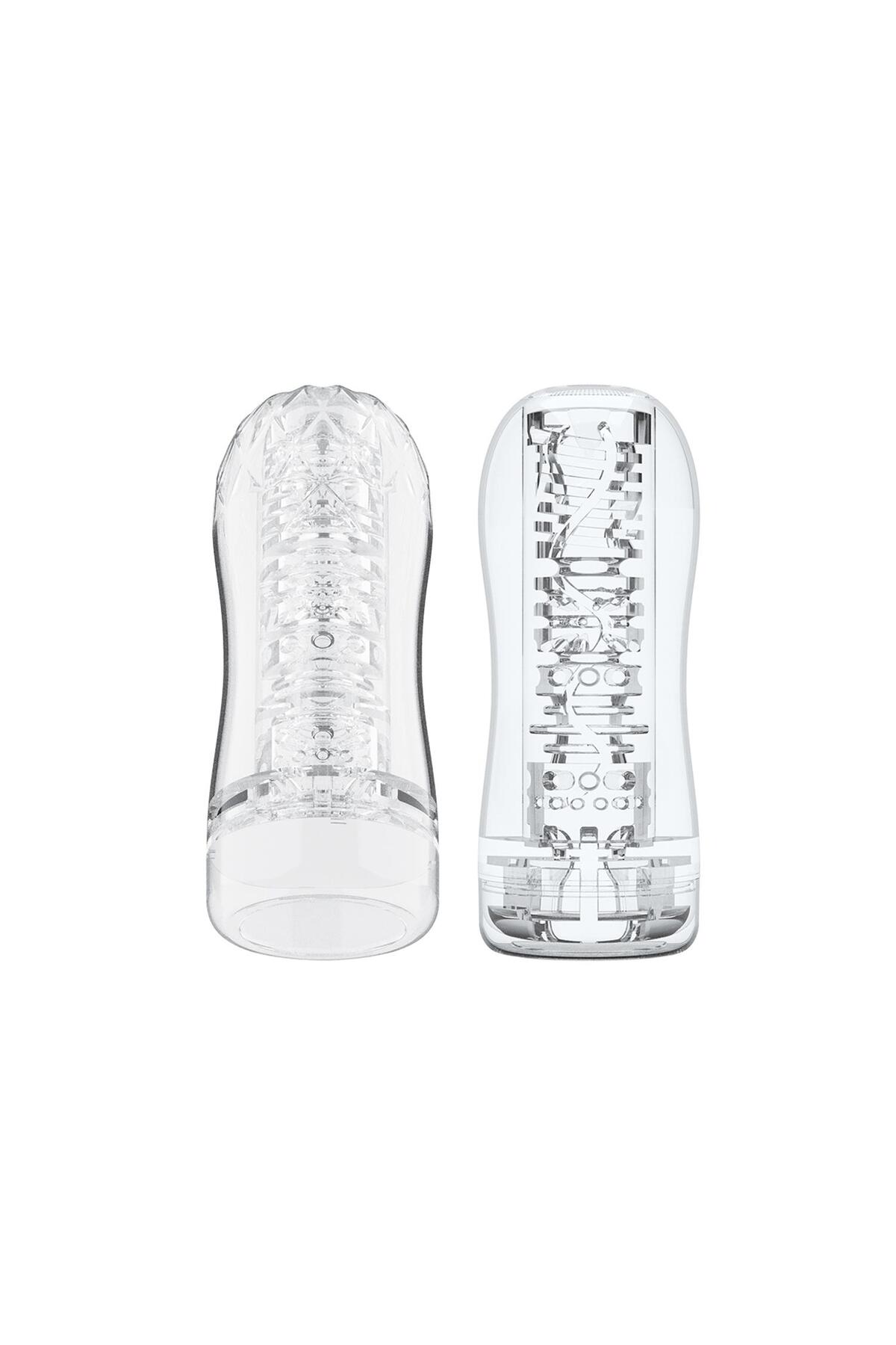 Chisa Quickshot Portable Cup Flykiss Şeffaf Mastürbatör - Görsel 2
