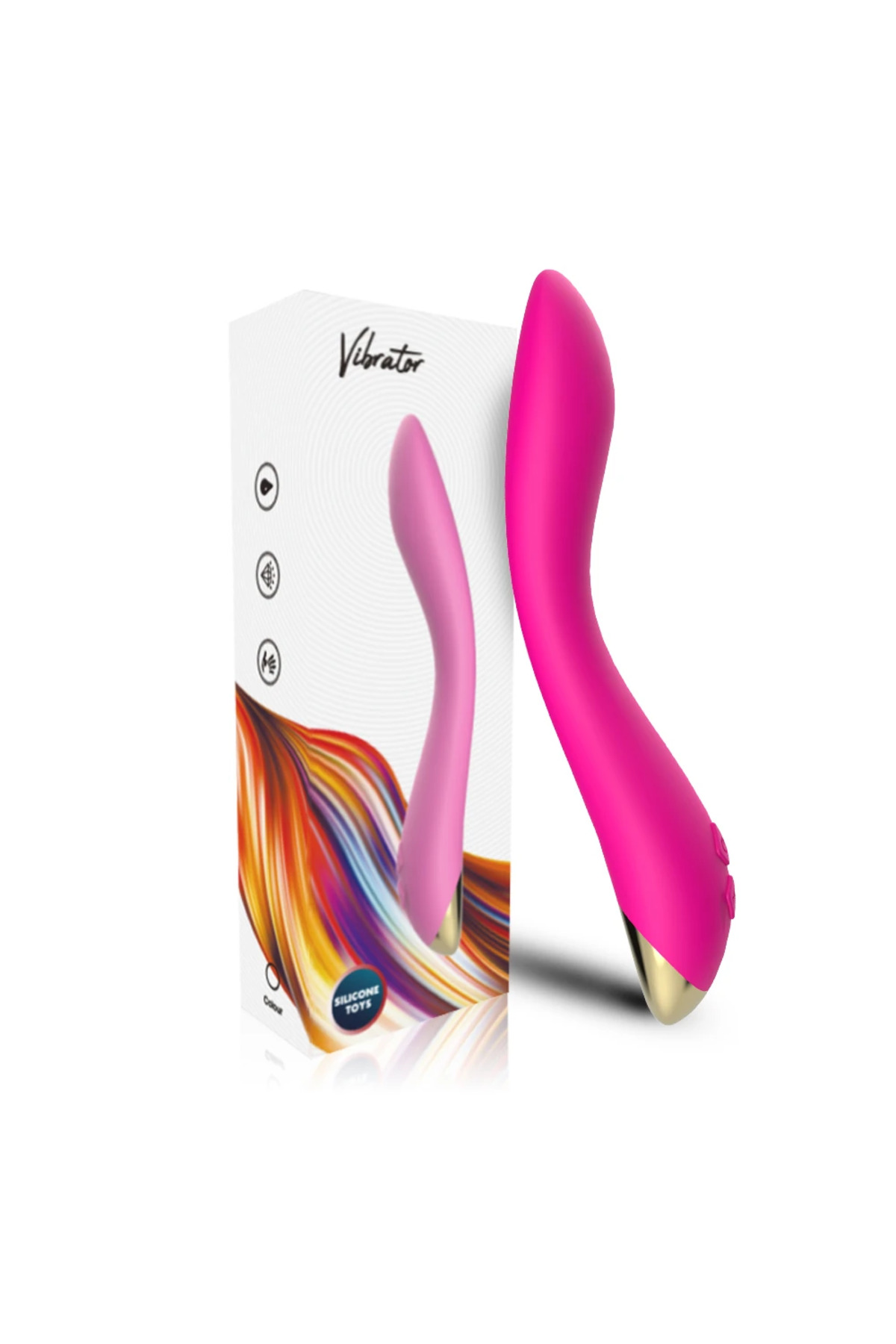 PRIME TOYS Flamingo Şarjlı Esnek G Spot Uyarıcı Çok Açılı Vibratör - Pembe