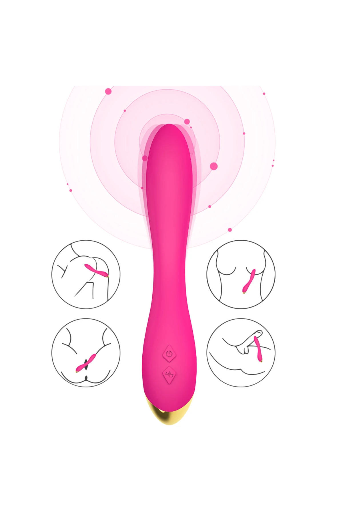 PRIME TOYS Flamingo Şarjlı Esnek G Spot Uyarıcı Çok Açılı Vibratör - Pembe - Görsel 2