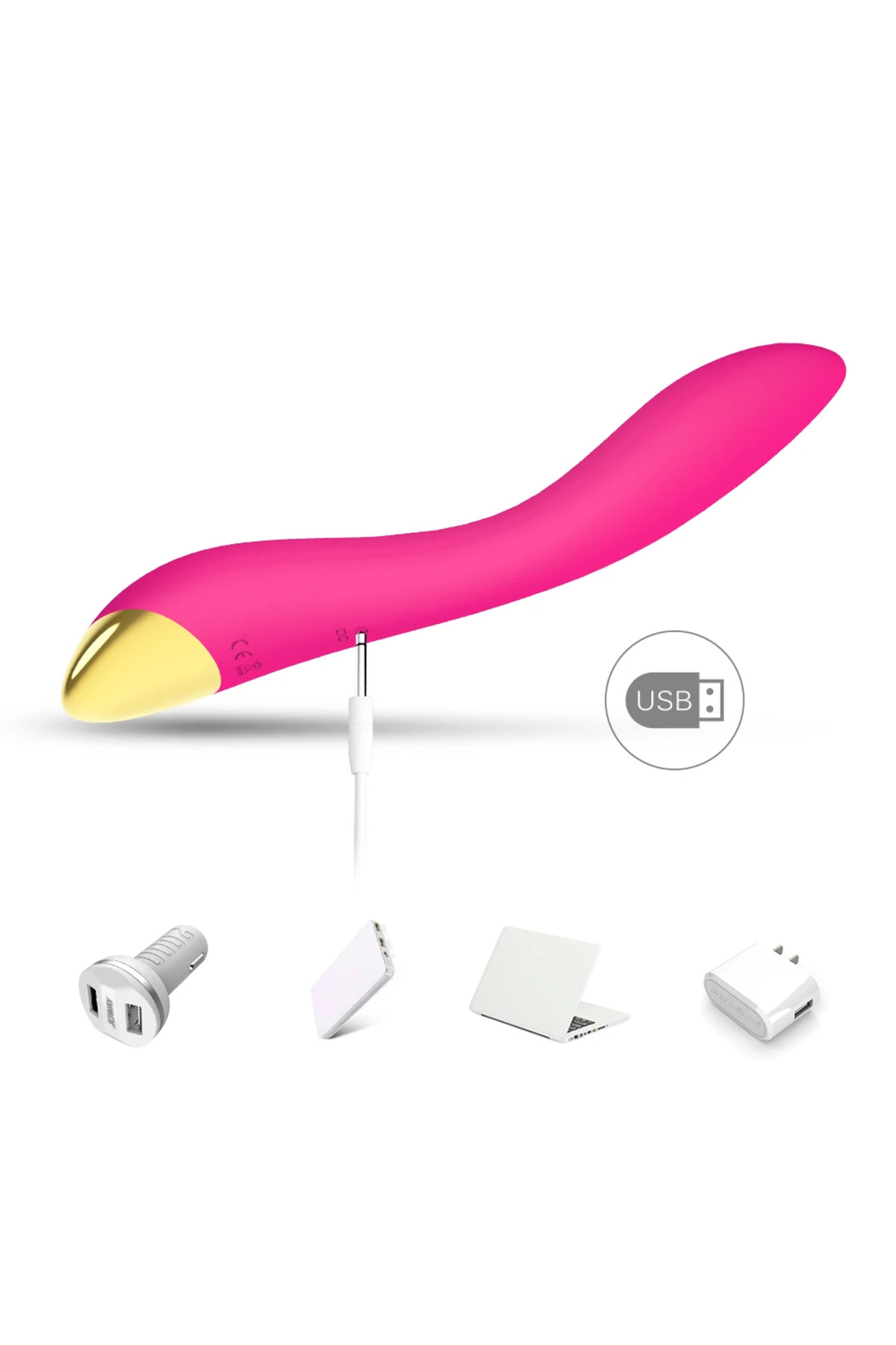 PRIME TOYS Flamingo Şarjlı Esnek G Spot Uyarıcı Çok Açılı Vibratör - Pembe - Görsel 5