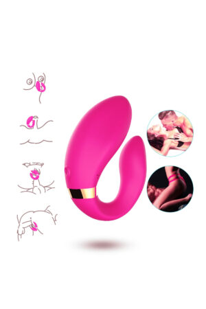 PRIME TOYS Crescent Kablosuz Kumandalı İlişki Anında Kullanılabilir Klitoris Uyarıcı Çift Vibratörü