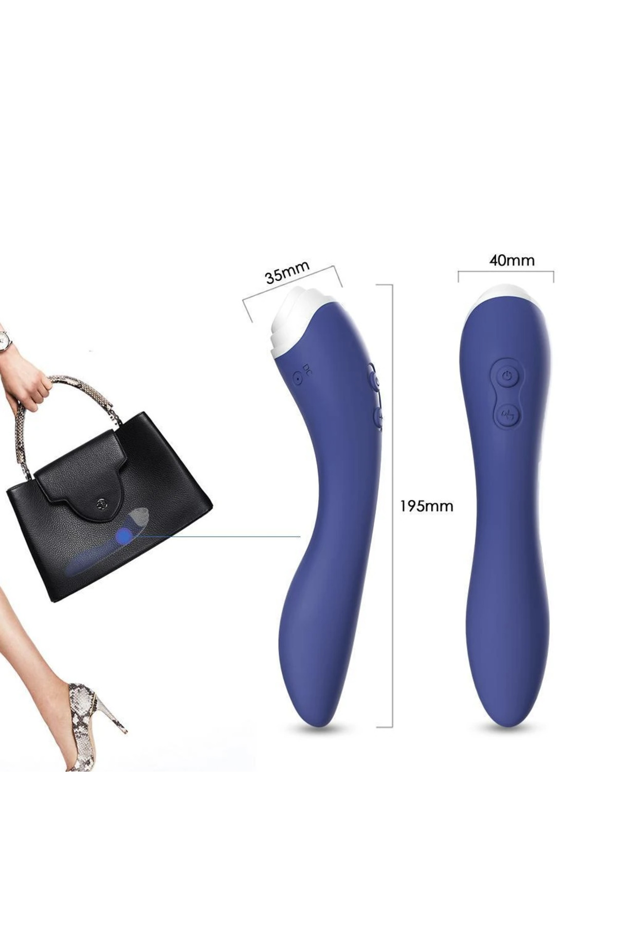 FAIRYLAND 9+9 Modlu Klitoris ve G-Spot Uyarıcı 2 in 1 Dil Vibratör - Saxe - Görsel 8