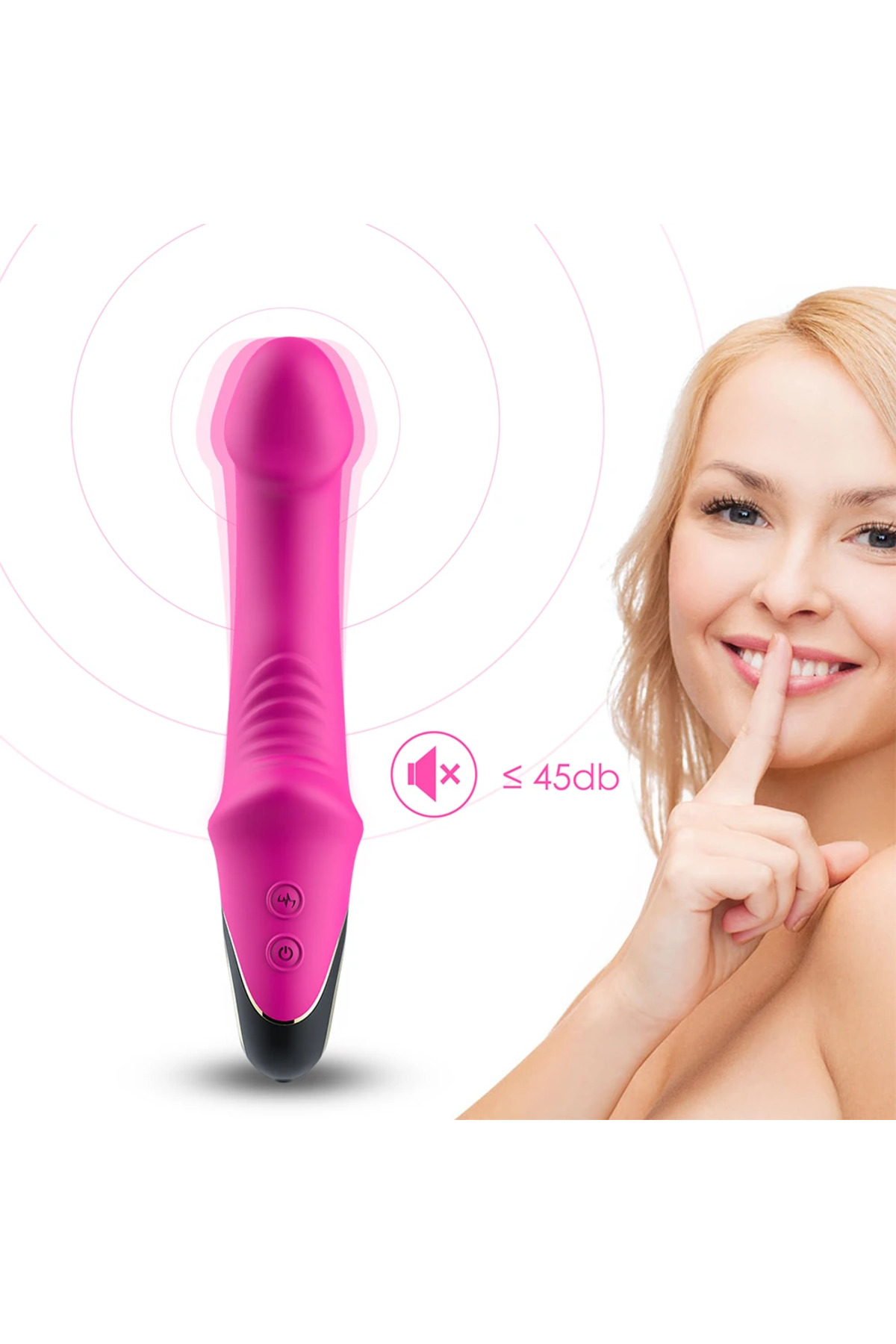 PRIME TOYS Joyblade Şarjlı Esnek G Nokta ve Klitoris Uyarıcı Yapay Penis Vibratör - Pembe - Görsel 5