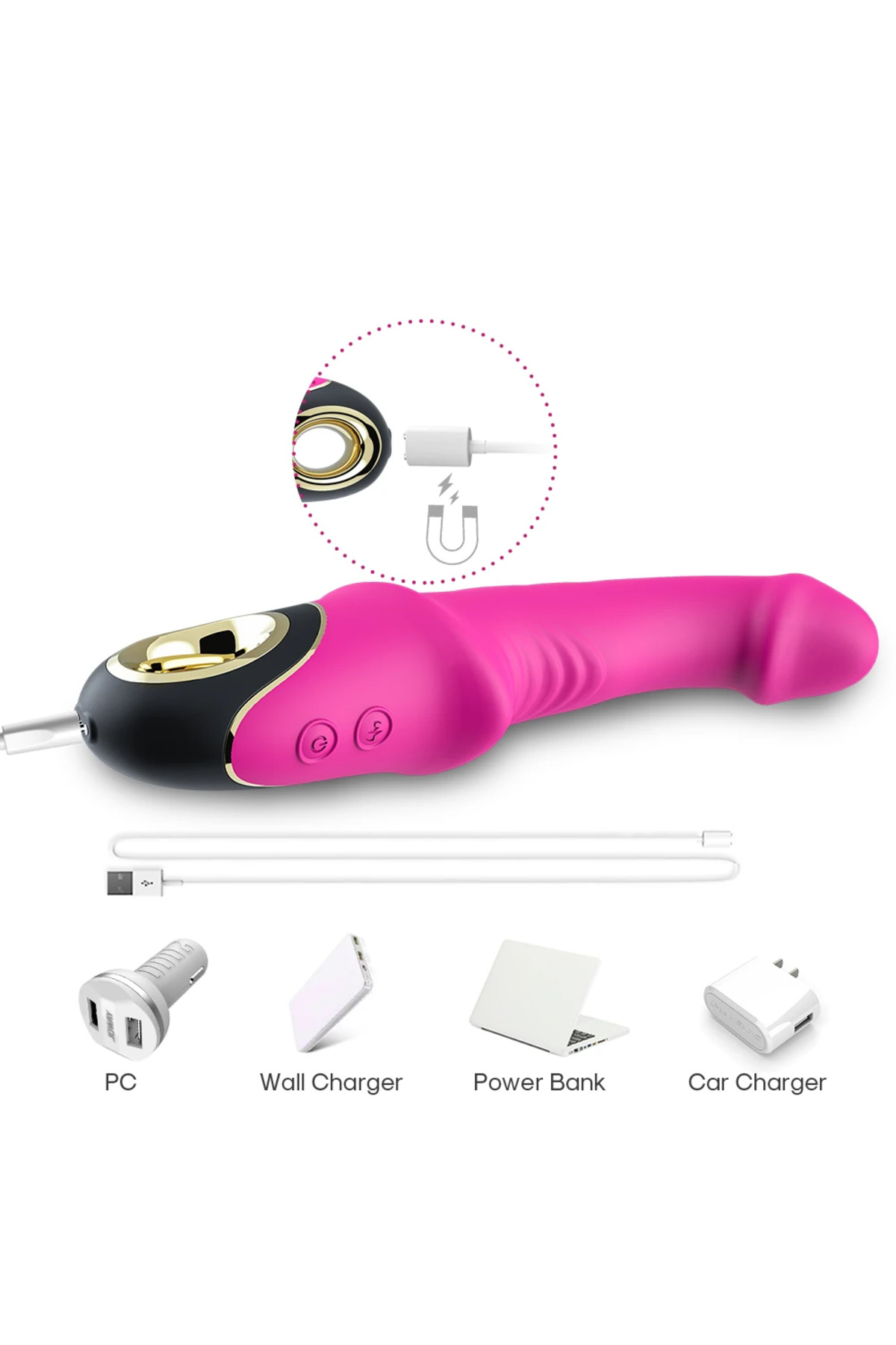 PRIME TOYS Joyblade Şarjlı Esnek G Nokta ve Klitoris Uyarıcı Yapay Penis Vibratör - Pembe - Görsel 7